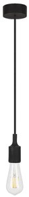 Rabalux 1412 - Lampada a sospensione ROXY E27/40W nero