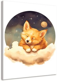 Quadro su tela – Cagnolino sognante