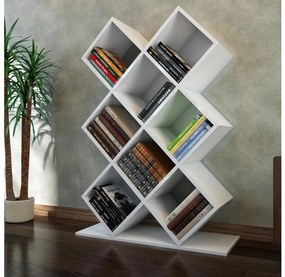 Libreria KUMSAL 129x90 cm bianca