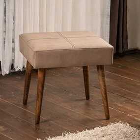 Pouf NUTO 46x46 cm marrone