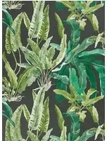 Tapete Benmore von Nina Campbell - Emerald/ Green/ Ebony