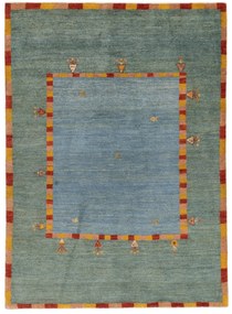Gabbeh Tappeto 240x170 Blu (Iran) Annodato A Mano