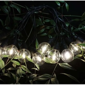 Catena LED solare 10xLED/0,5/4,5V 12 m 3000K IP44 + +TC
