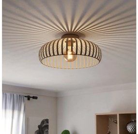 Eglo 901747 - Plafoniera MOGANO 1xE27/40W/230V diametro 43 cm color crema