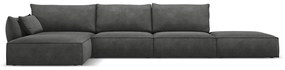 Divano angolare grigio (angolo sinistro) Vanda - Mazzini Sofas