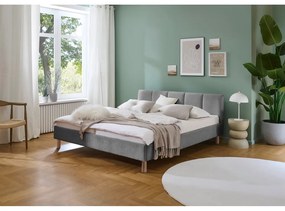 Letto matrimoniale imbottito grigio rete non inclusa 180x200 cm Joker – Meise Möbel