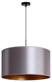Duolla - Lampadario a sospensione con filo CANNES 1xE27/15W/230V diametro 45 cm argento/rame