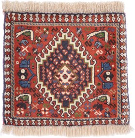Yalameh Tappeto persiano 40x40 (Iran) Annodato A Mano