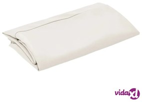 vidaXL Telo di Ricambio per Ombrellone Bianco Sabbia 350 cm