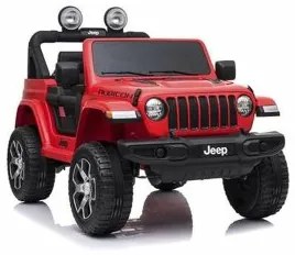 Macchina Elettrica per Bambini Jeep Wrangler Rosso