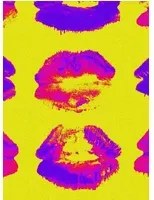 Grafische Tapete Neon Kiss von MINDTHEGAP - WP20381