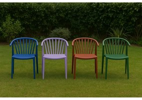 Sedia da giardino verde Capri - Bonami Essentials