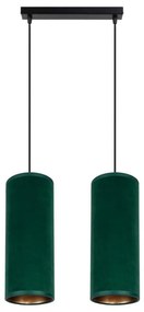 Lampadario a cavo AVALO 2xE27/60W/230V verde/rame