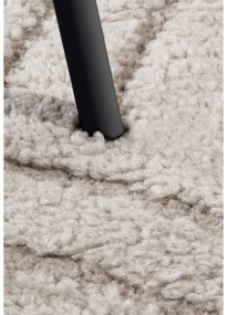 Tappeto rotondo beige ø 200 cm Panglao New York Taupe – Elle Decoration