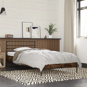 Giroletto Rovere Fumo 90x200 Cm İn Legno Multistrato E Metallo /