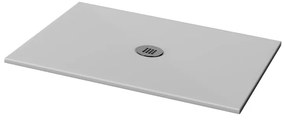Piatto doccia in ceramica extra slim grigio L 200 x L 80 cm