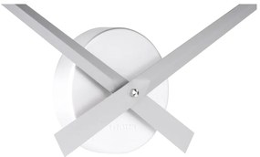 Orologio da parete in argento Present Time Little Big Time - Karlsson