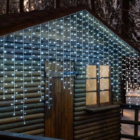 Tenda luminosa 480 lampadine led bianco freddo H 120 x L 120 cm