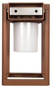 Applique da parete Solare con Sensore Movimento Corten IP54 serie Vimo Colore Bianco Naturale 4.000K