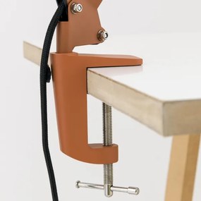 Orion - Lampada da tavolo con morsetto GILI 1xE27/40W/230V color mattone