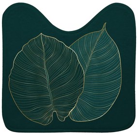 Tappetino da bagno verde scuro 45x45 cm Jade - douceur d'intérieur