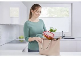 Tefal - Contenitore per alimenti 0,85 l MSEAL GLASS rosso/vetro