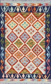 Kilim Tappeto 80 x 120 (Pakistan) Tessuto A Mano