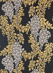 Farrow & Ball Carta da parati Wisteria - Off-Black/ Gold/ Charleston Gray