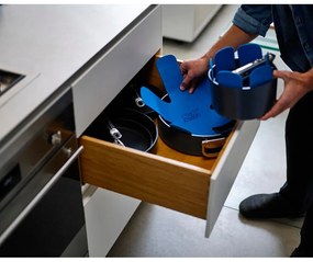 Pentole in set con coperchio incluso/con superficie in ceramica 3 pz adatte all'induzione Space – Joseph Joseph