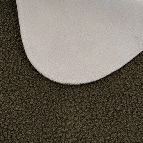 Pelliccia sintetica verde scuro 60x90 cm Sherpa - Casa Selección