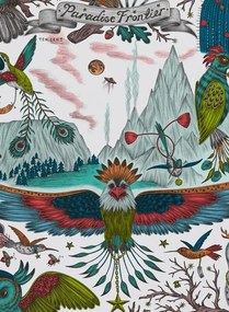 Clarke & Clarke Carta da parati Frontier - Green