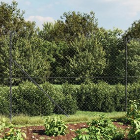 Recinzione A Rete Con Picchetti Ancoraggio Antracite 1,4x25 M /