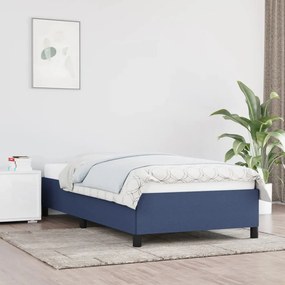 Giroletto Senza Materasso Blu 90x190 Cm İn Tessuto /