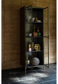 Vetrina in metallo color oro 64x184 cm Gertlush - Dutchbone