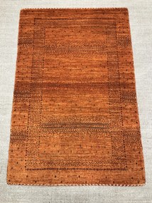 Loribaft Tappeto persiano 100x150 Giallo (Iran) Annodato A Mano