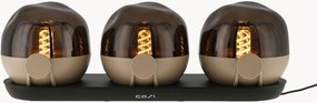 Set lampade da tavolo portatili a LED per interni ed esterni Cosisfera, dimmerabili, set da 4