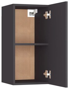 Mobile Porta TV Grigio 30,5x30x60 cm in Legno Multistrato