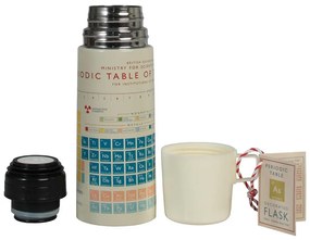 Borraccia termica color crema 350 ml Periodic Table – Rex London