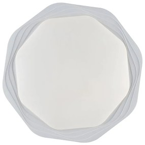 Plafoniera LED moderno Daisy, bianco8.5 cm, luce con 3 temperature di colore LUCE AMBIENTE DESIGN