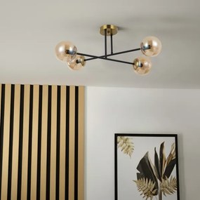 Brilagi - Plafoniera MALIVA 4xE14/15W/230V dorata