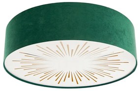 Plafoniera RAYS 2xE27/60W/230V diametro 40 cm verde