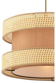 Lampadario sospeso a cavo HALO 1xE27/60W/230V marrone/beige