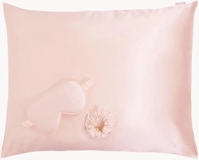 Set di 3 prodotti per il sonno in seta Rose L