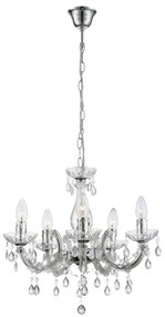 Globo 63116-5 - Lampadario su catena CUIMBRA 5xE14/40W/230V