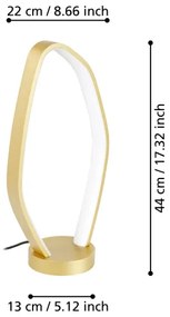 Eglo 900918 - Lampada da tavolo LED VALLEROSA LED/10,8W/230V