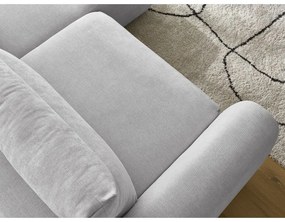 Divano angolare in grigio chiaro Aden – Bobochic Paris