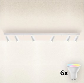 Brilagi - Faretto LED RGBW dimmerabile SELE DIAMANT 6xGU10/6,5W/230V Wi-Fi bianco