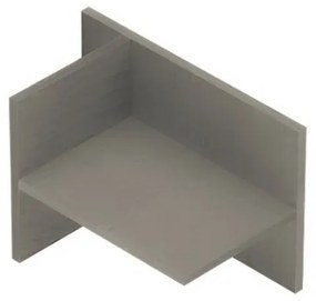 Inserto reversibile in grigio cemento per mobile bagno sospeso aperto Master