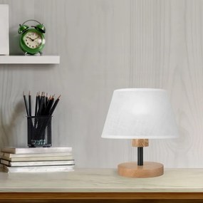 Brilagi - LED Lampada da tavolo ANTHONY 1xE14/40W/230V quercia/bianco