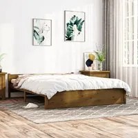 Giroletto Miele in Legno Massello 150x200 cm 5FT King Size 815052